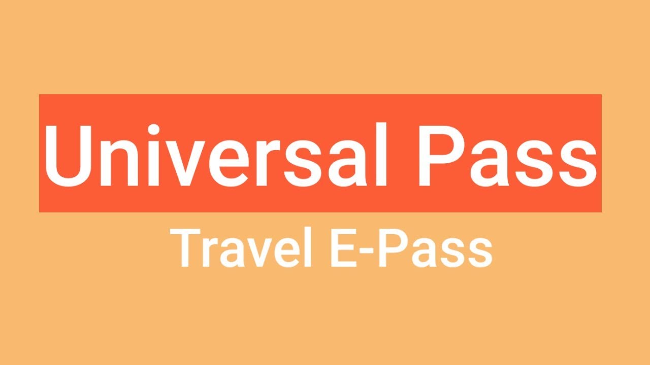 Universal pass in just 2 Minutes | Download E-Pass for Double Vaccinated