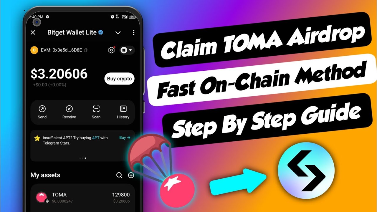 Tomarket Airdrop: Step-by-Step On-Chain Withdrawal Using Bitget Wallet Lite