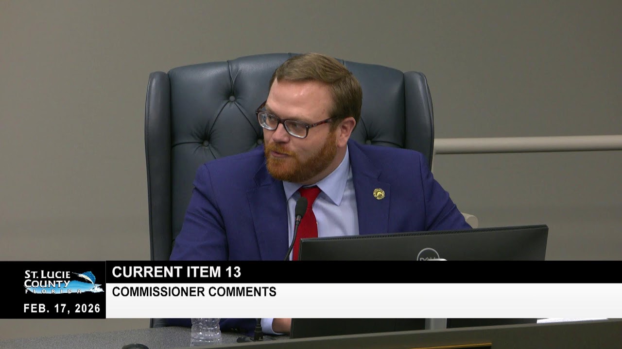 St. Lucie County BOCC Regular Meeting, Feb. 17, 2026