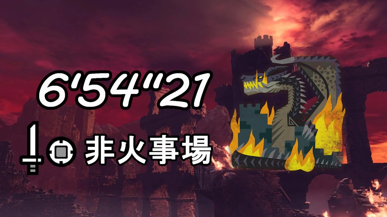 [MHWI] 伝説の黒龍 ミラボレアス 非火事場 片手剣 ソロ 6'54