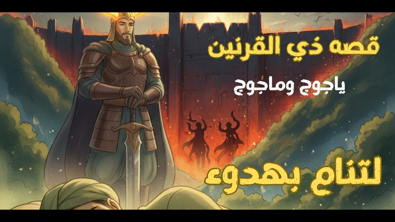 قصة ذي القرنين ويأجوج ومأجوج | أعظم قصة قرآنية🌙لتنام بهدوء