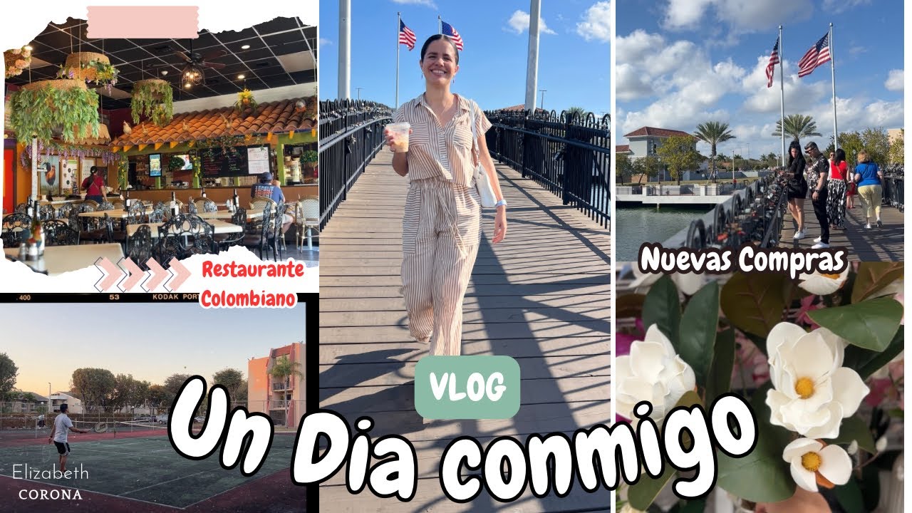 Así fue nuestro día: Ross, tenis y un restaurante colombiano 🇨🇴 | Elizabeth Corona 
