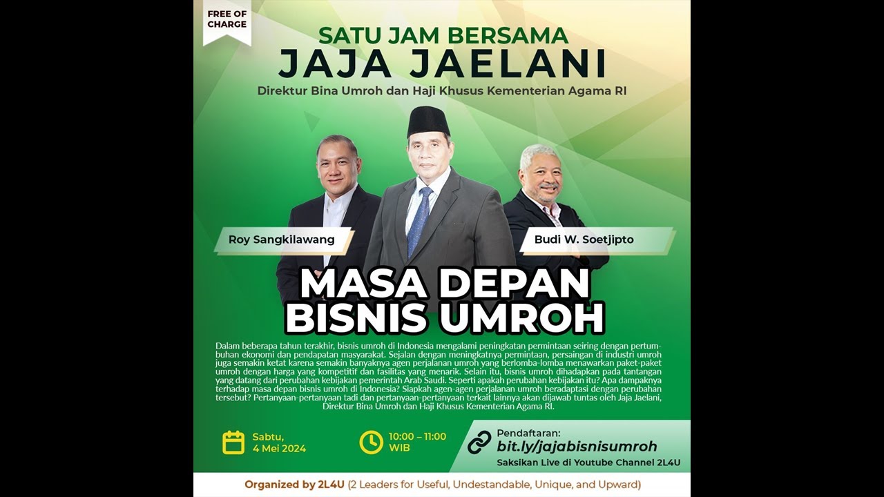 [LIVE] Satu Jam Bersama Jaja Jaelani | Masa Depan Bisnis Umroh