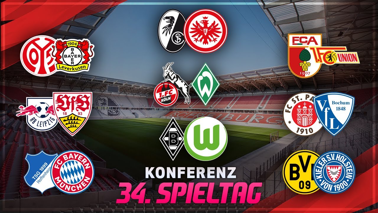 EAFC 25: SPIELTAG 34 | BUNDESLIGA | KONFERENZ