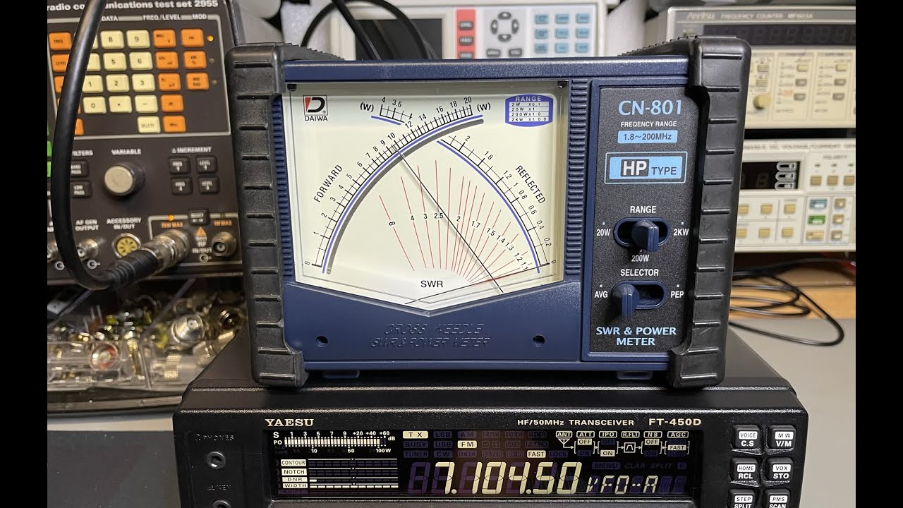 TA-0364: Daiwa CN-801 HP SWR PWR Meter - Repair Verify and Cleanup