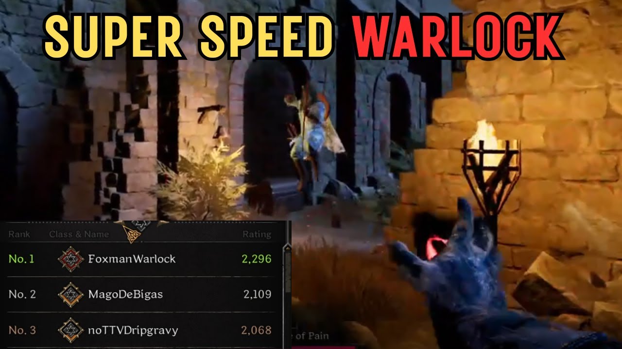 340 MOVESPEED WARLOCK IS BROKEN - Dark and Darker