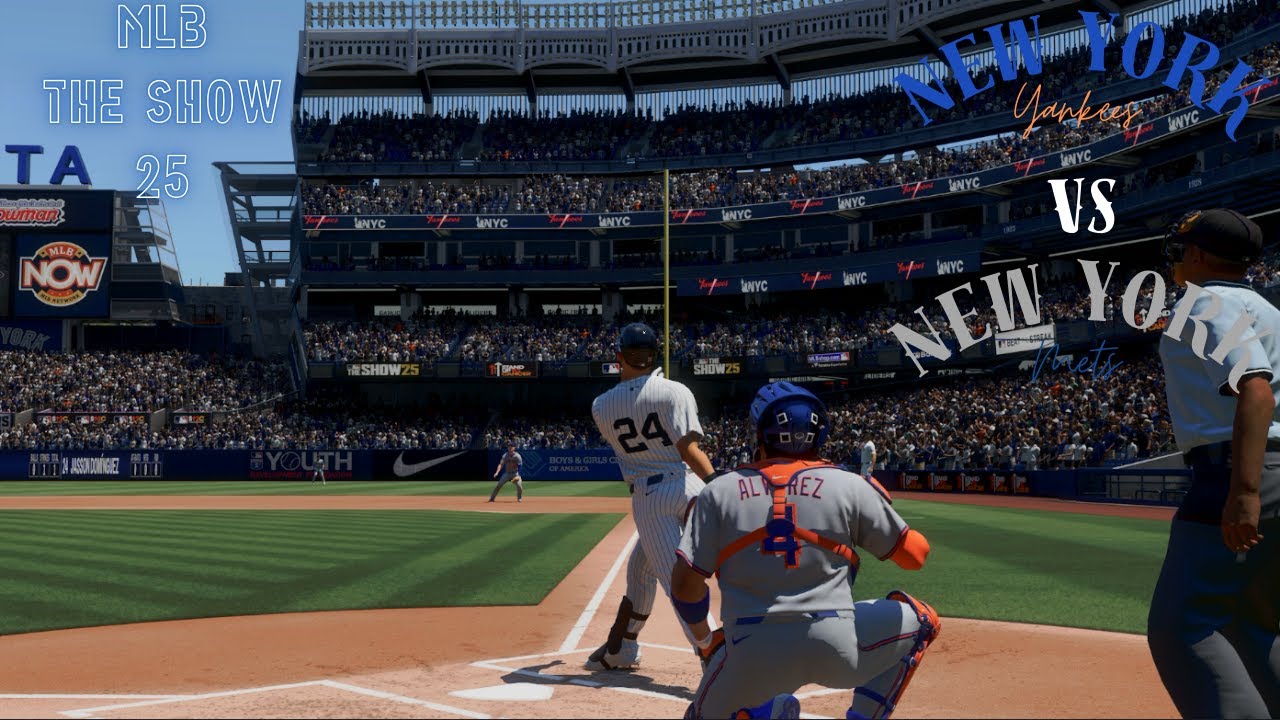 4K/MLB The Show 25-Subway Series-New York Yankees против New York Mets/геймплей-PS5