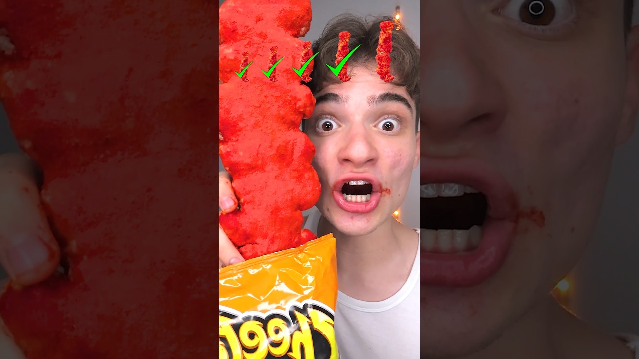 Small, Big, Giant Hot Cheetos!? 🥵