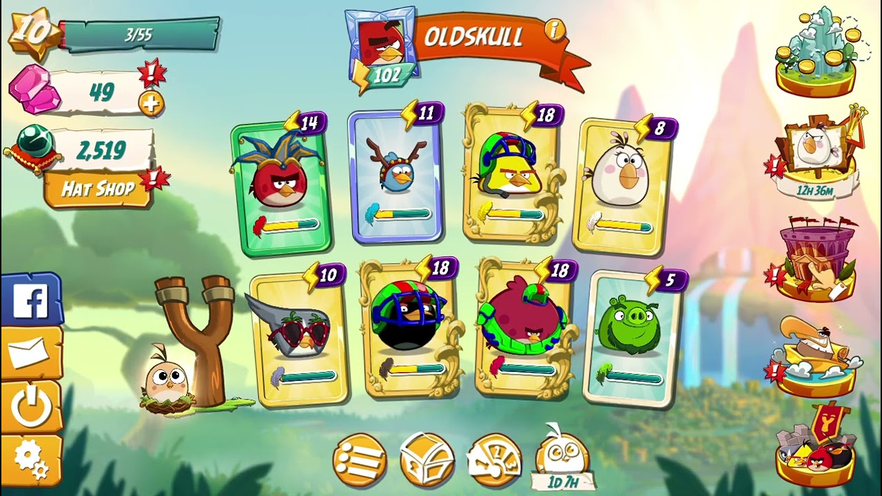 Angry Birds 2: daily challenge that I failed Today 😭😭😭😭