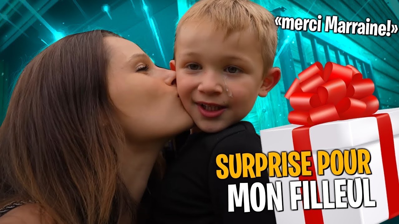 Je vais chercher mon filleul à l'école et je lui fais une énorme surprise ! 🎁