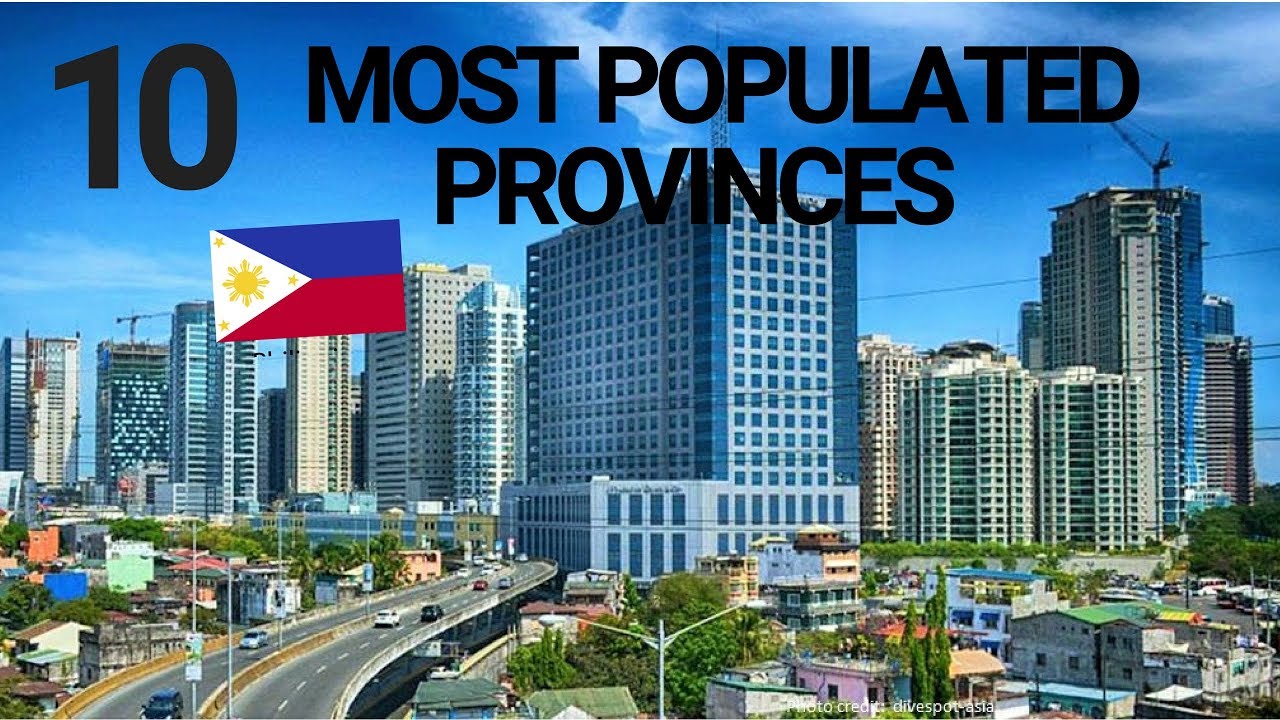 Top MOST POPULATED PROVINCES in PHILIPPINES