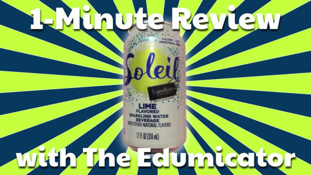 1-MINUTE REVIEW  |  SOLEIL SIGNATURE SELECT  |  Sparkling Water  |  Lime