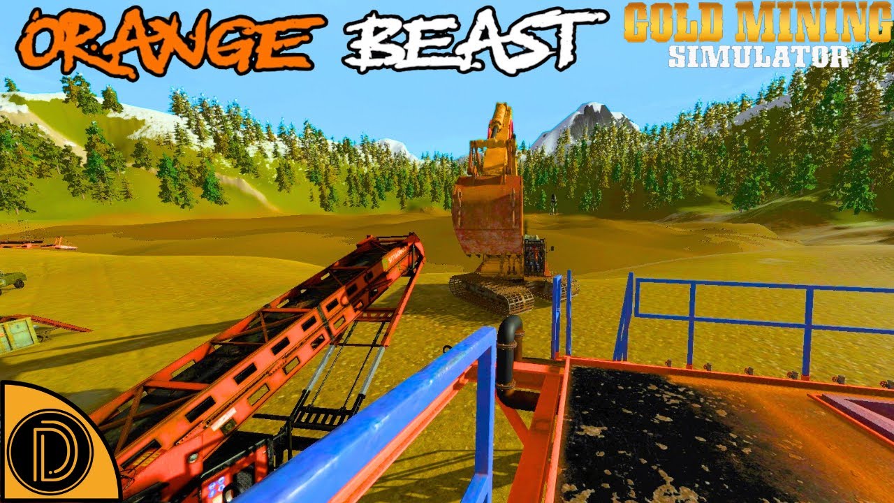 THE ORANGE BEAST!!!  - Gold Mining Simulator (GOLD RUSH: THE GAME)