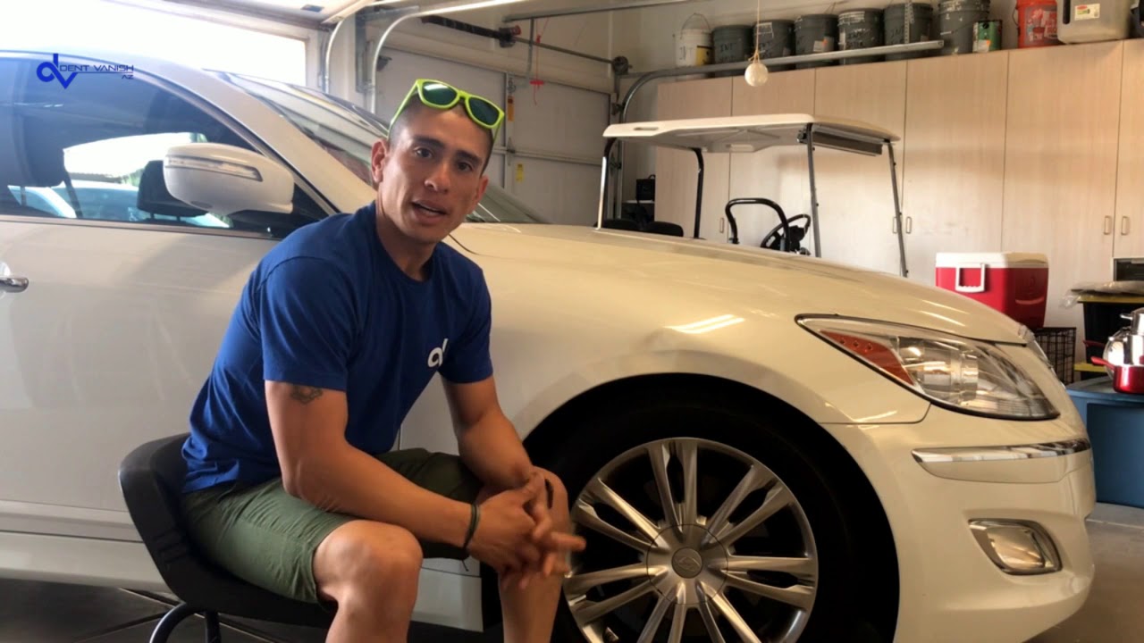 Genesis Fender Sideswipe | 95%+ Dent Repair