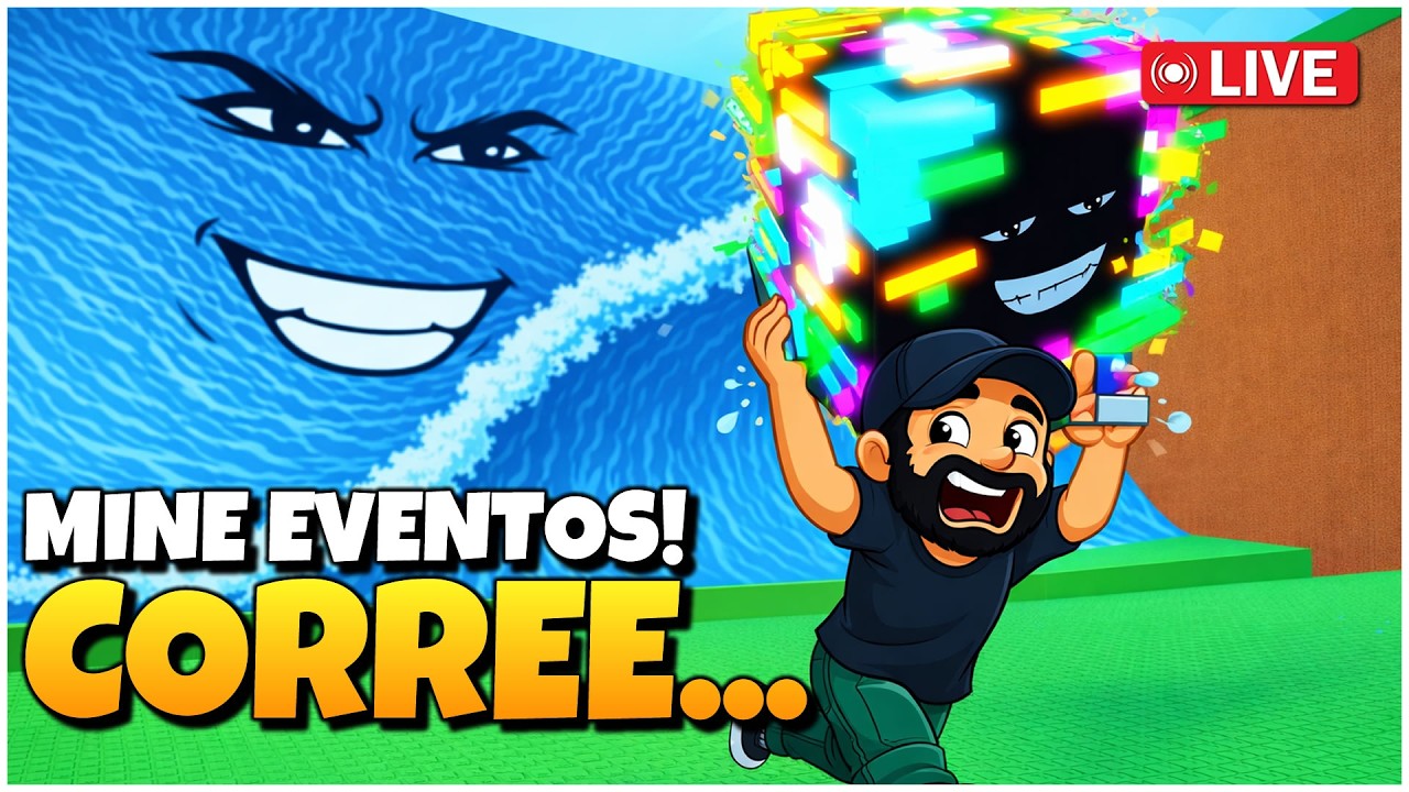 EVENTOS FUJA do Tsunami para Brainrot Ao VIVO #ROBLOX