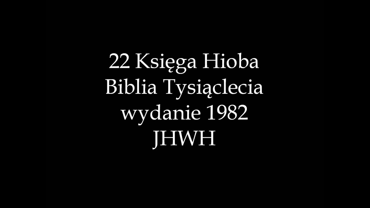 22 Księga Hioba