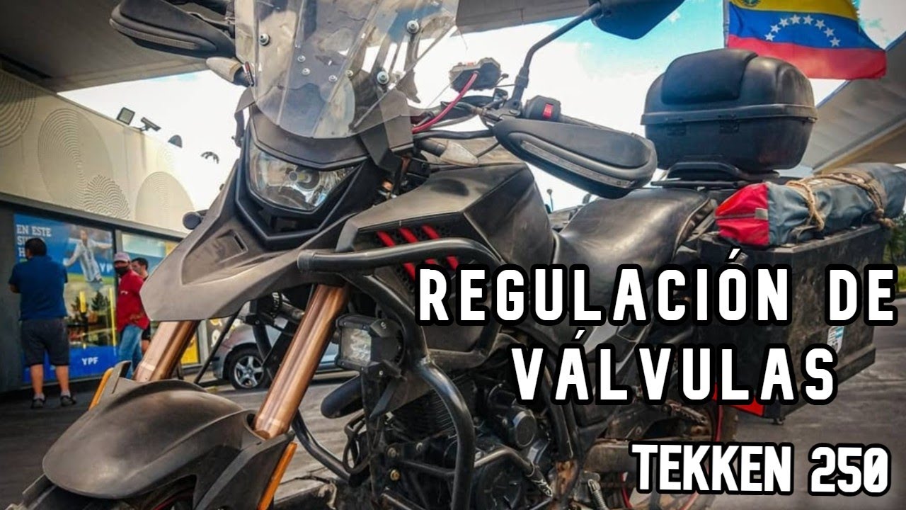 Como regular válvulas de tu moto - Tekken 250