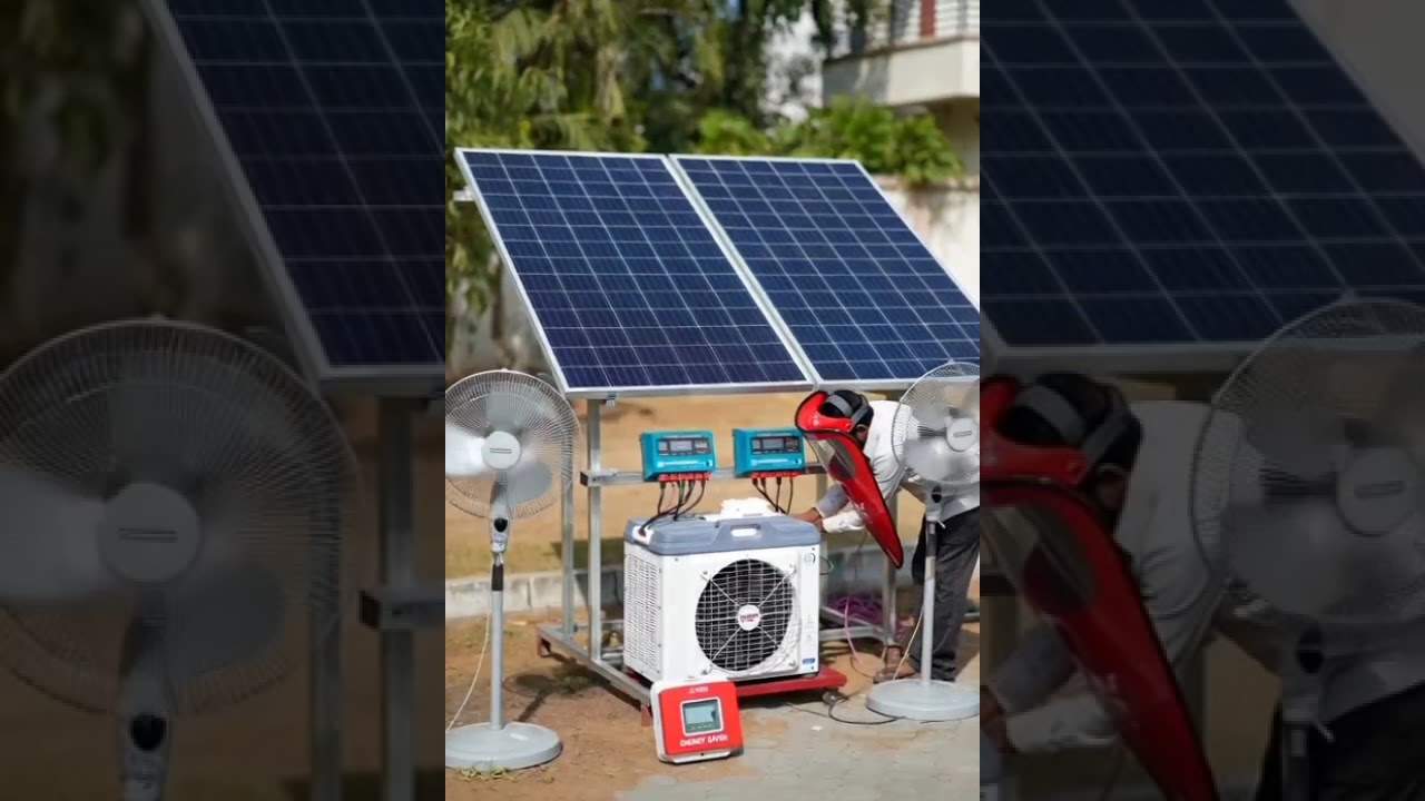 Fans & Air cooler directly solar panelby MPPT 