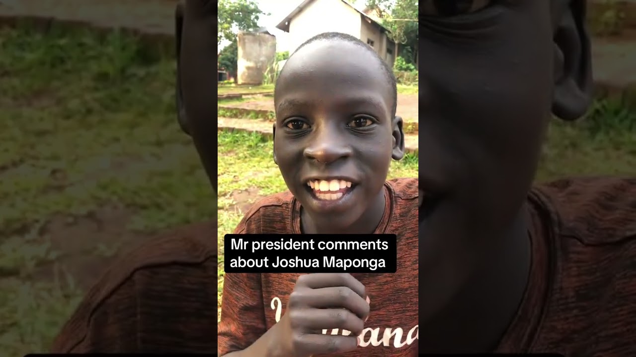 Ten młody mądry człowiek, pan prezydent, komentuje Joshuę Mapongę Mararę III