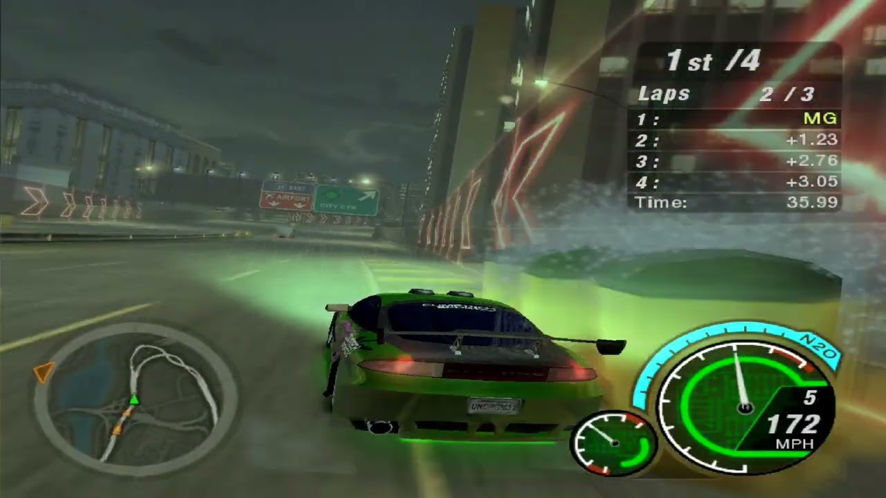 Not complete race underground 2 stage 4 aethersx2