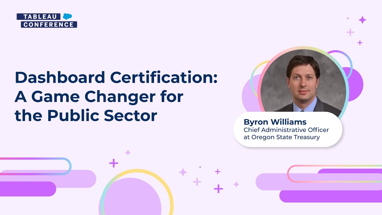 TC25 - Dashboard Certification: A Game Changer for the Public Sector