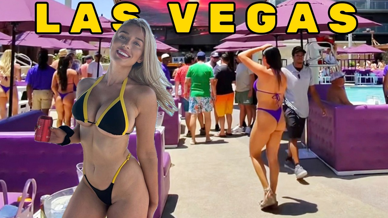 Marquee Dayclub POV Walk : Feel the Las Vegas Pool Party Vibe
