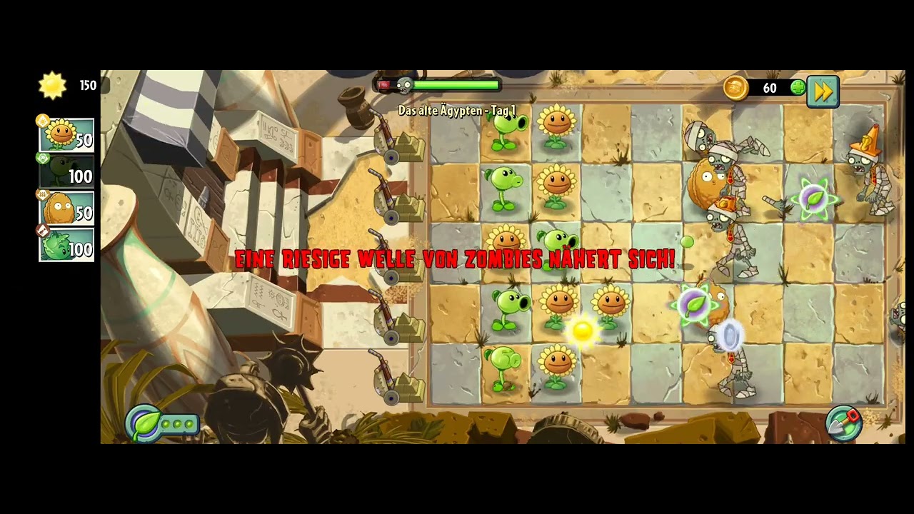 The new version of zombie vs Pflanzen. 