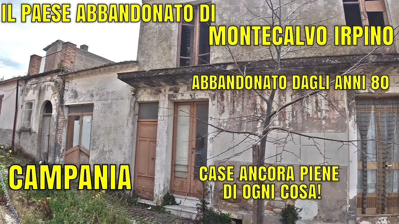 INCREDIBILE PAESE ABBANDONATO DAGLI ANNI 80 IN CAMPANIA!