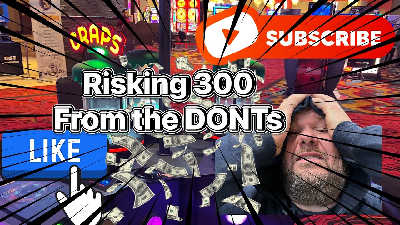 Bubble Craps session 1 of 30. Betting 300 to win 200! 