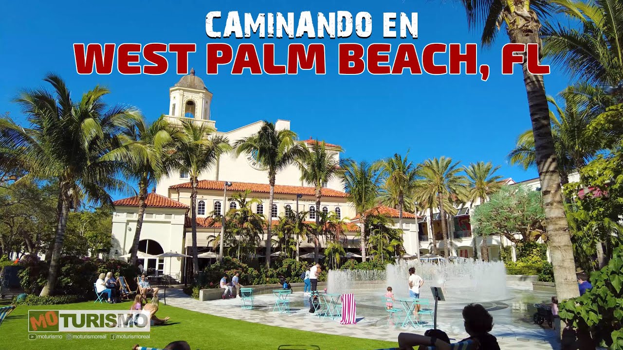 Recorriendo las calles de West Palm Beach, Florida