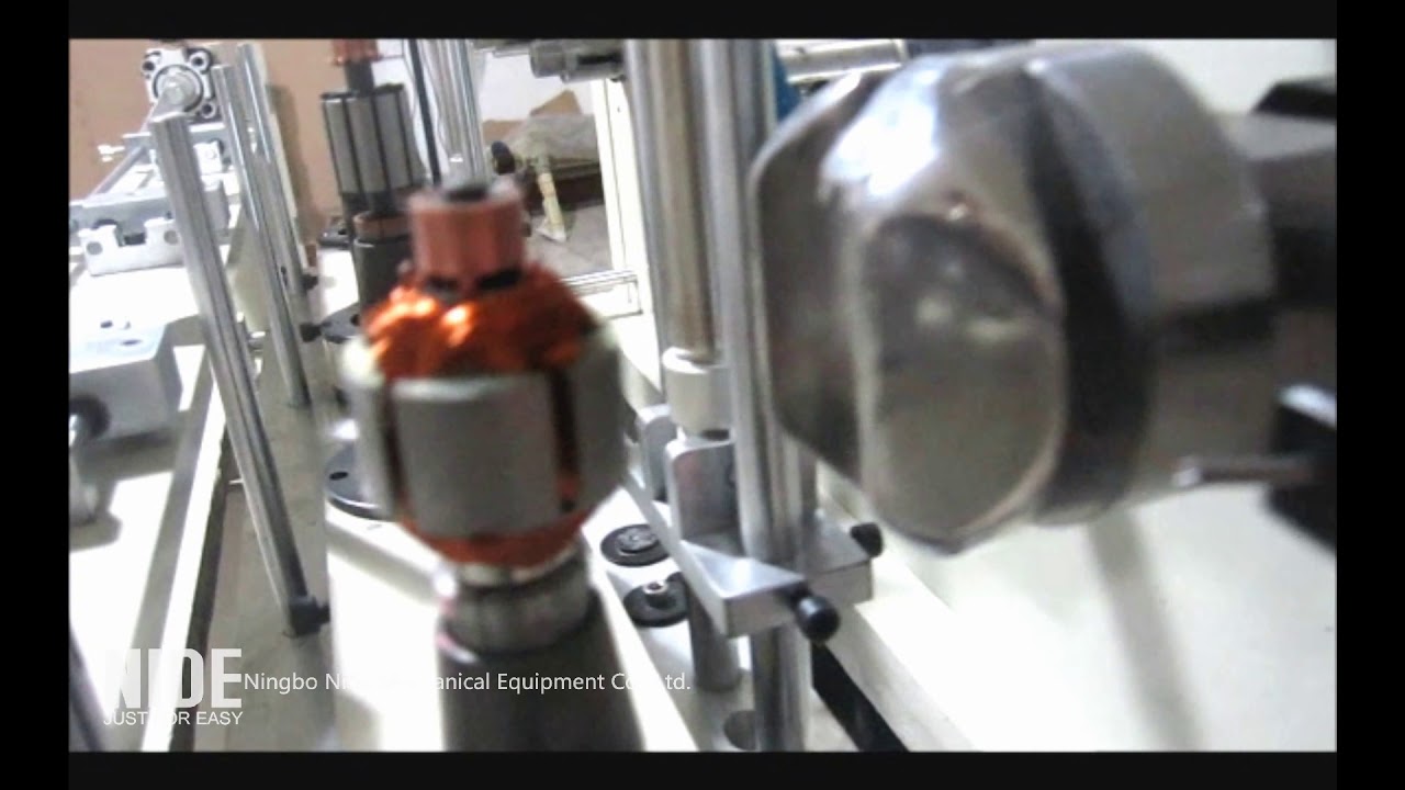 automatic 5 slots motor armature winding machine - rotor winding machine