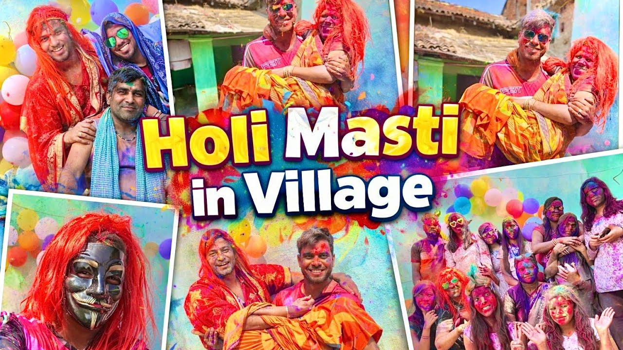 Cg 2026 Holi family vlog 🤣 funny movement village life#cgviral07#cg#vlog#funny#happyholi2026#holi 