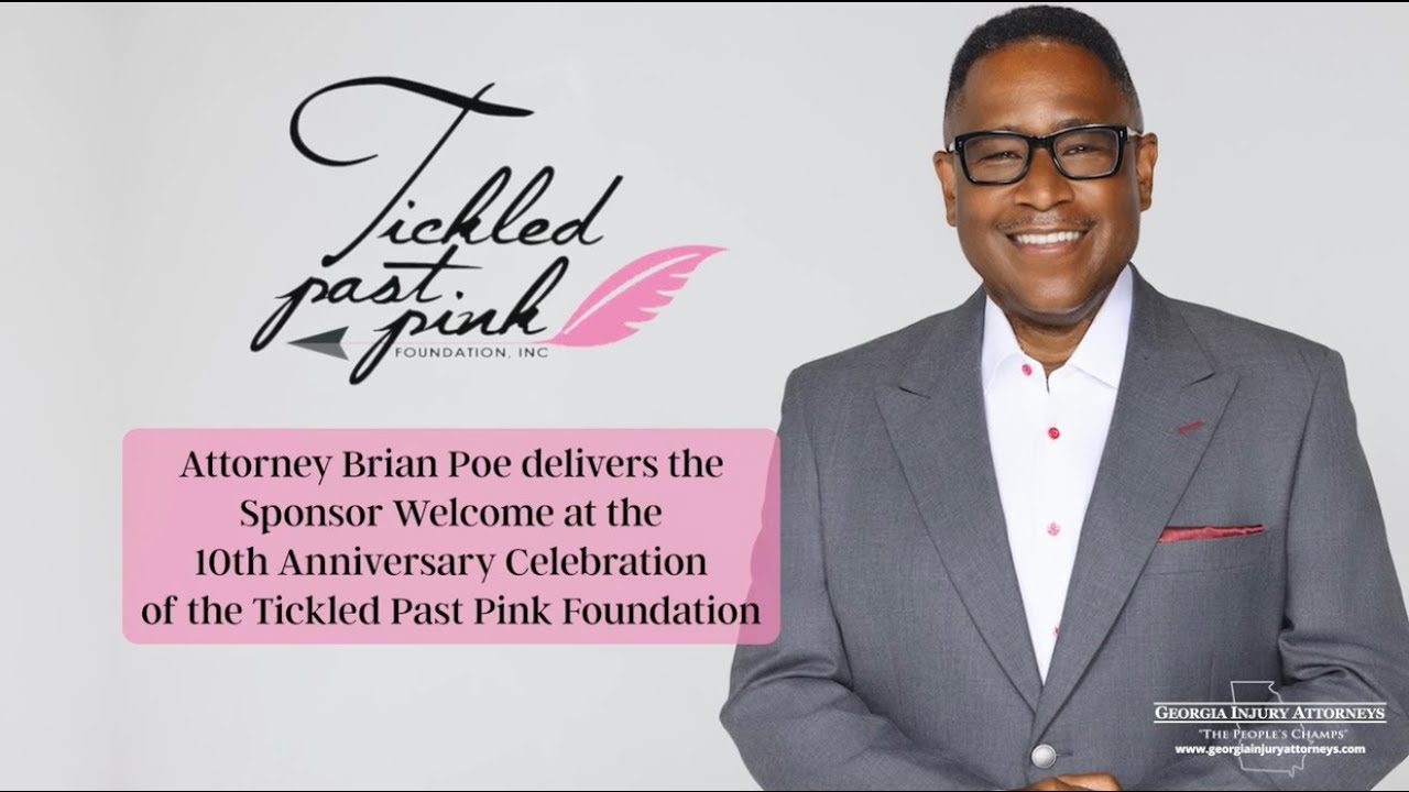 🎉Atty Brian Poe’s Passionate Welcome To Tickled Past Pink Foundation Inc.'s 10th Year Gala Guests! 🎀