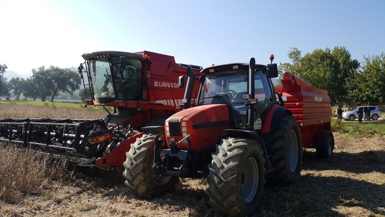 TREBBIATURA SOIA 2017 | LAVERDA AL QUATTRO EVO + CRESSONI 6M | SAME IRON 160 DCR + PIERI RIMORCHI