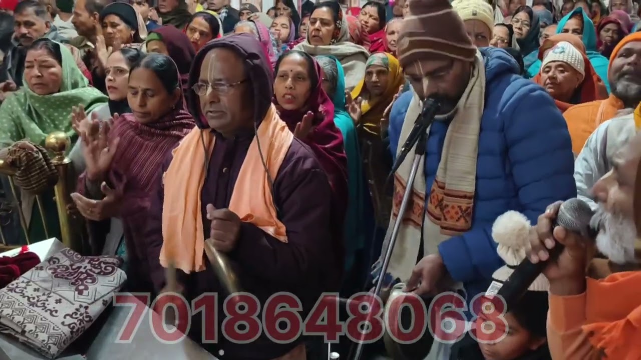 5 फरबरी 2026 सुबह की आरती ठाकुर जी व किशोरी जी की राधा कृष्ण मंदिर कोटला कलां ऊना 
