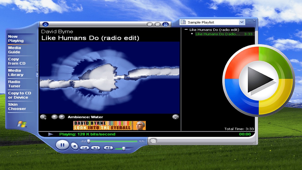Windows XP - Media Player 8.
