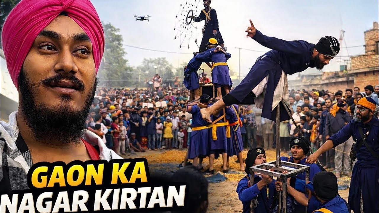 Salana Jod Mela 😍 Nagar Kirtan & Gatka Show | Village Vlog