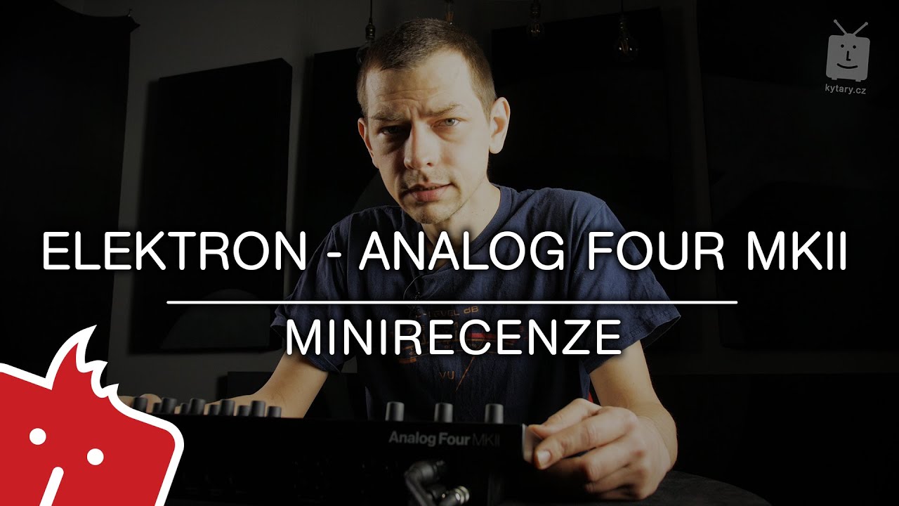 ELEKTRON Analog Four MKII - BK - minirecenze Frontman.cz