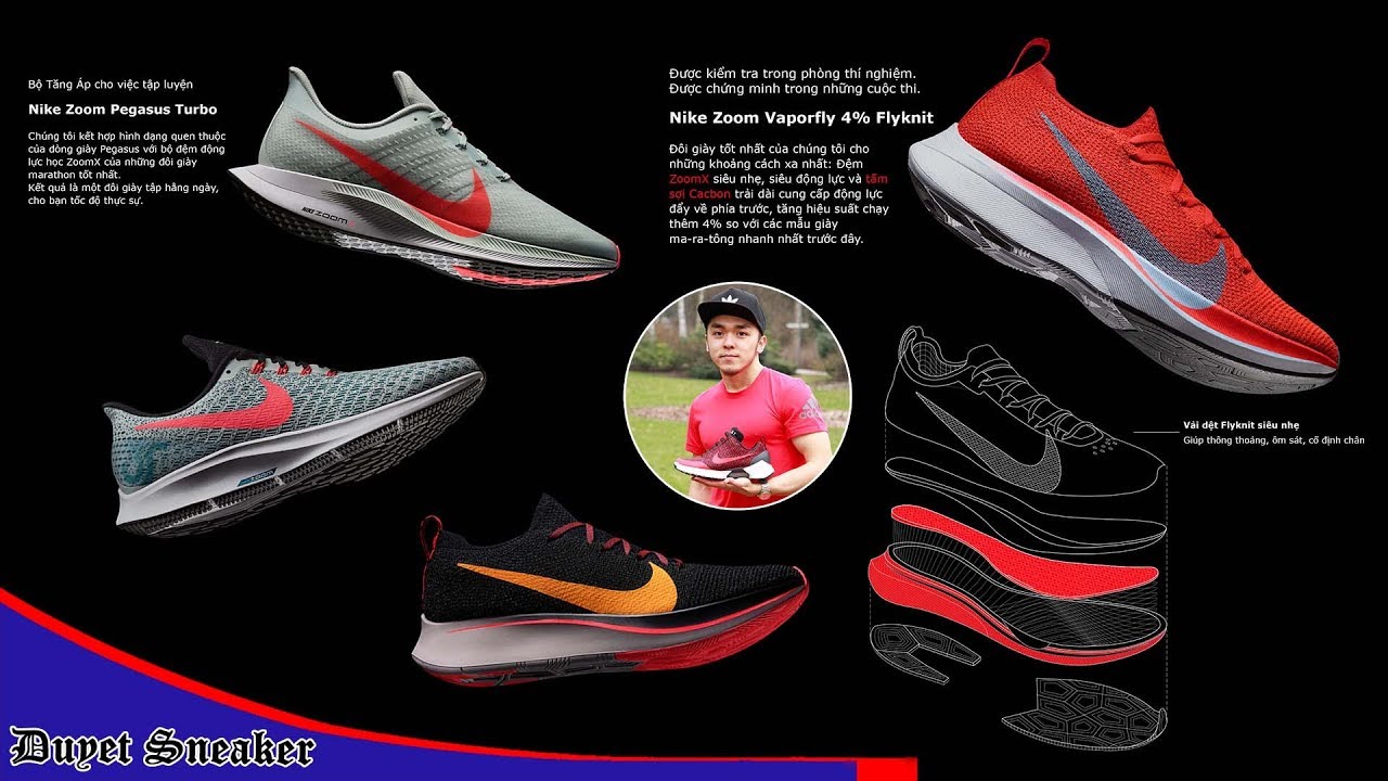 Khám phá công nghệ 4 đôi giày Nike nhanh nhất TG. Bộ đệm tốt nhất của Nike là gì? | #40-DS