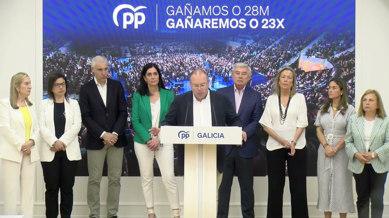 Rolda de prensa de Paula Prado e Miguel Tellado cos números 1 ao Congreso e ao Senado