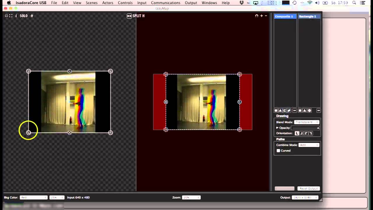 Isadora 2.0 Mapping Tutorial