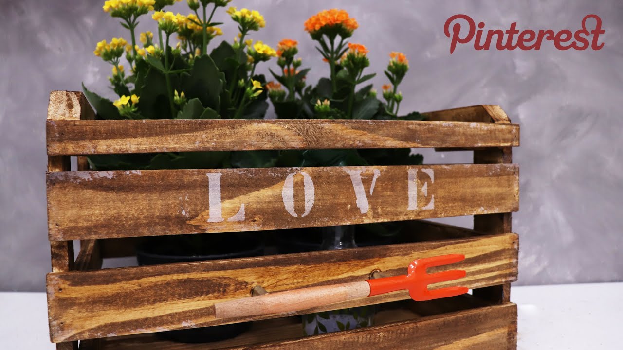 Aprenda a fazer a Caixa de Jardinagem do Pinterest   Como fazer!
