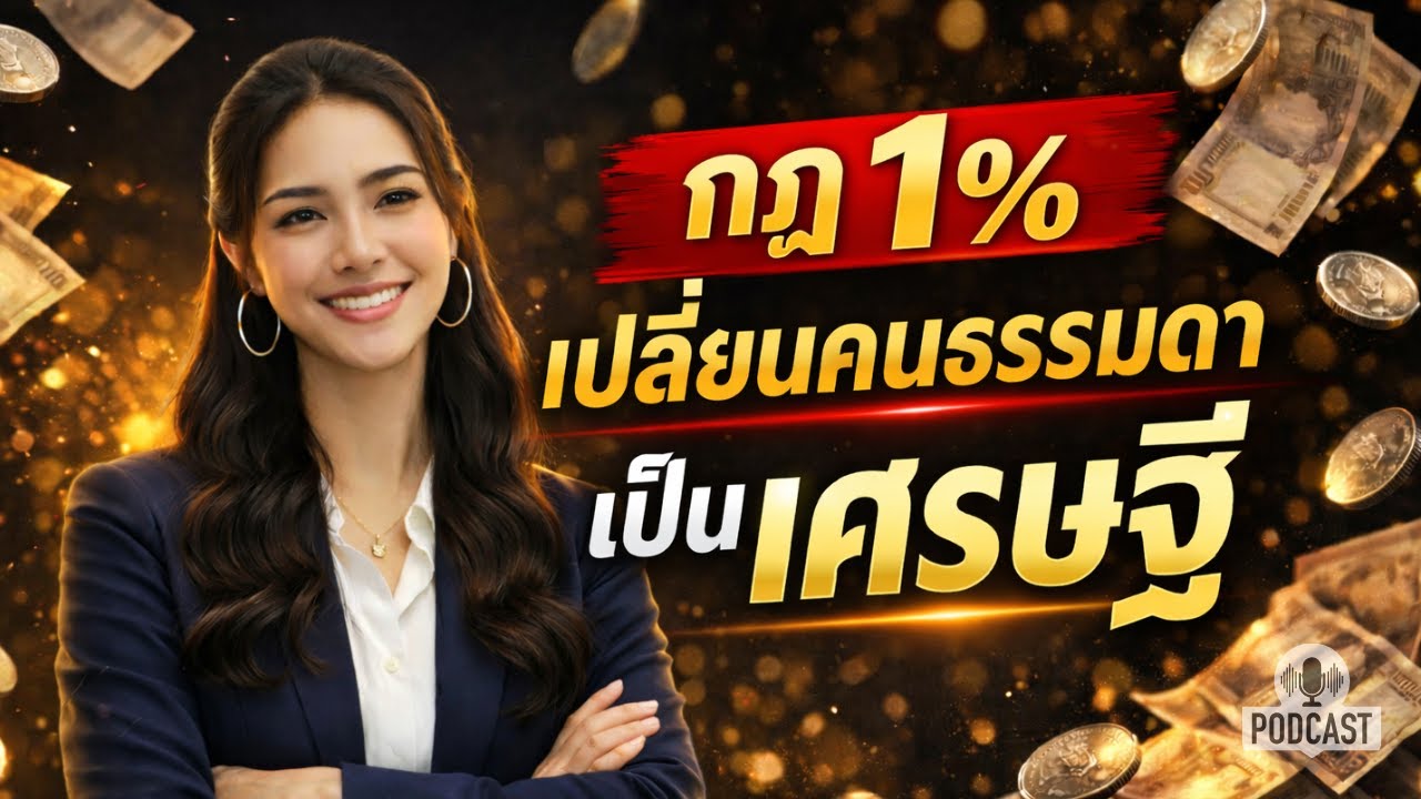 กฎ 1% ที่เปลี่ยนคนธรรมดาเป็นเศรษฐี: วิธี Re-program สมองใหม่ใน 30 วัน | Podcast