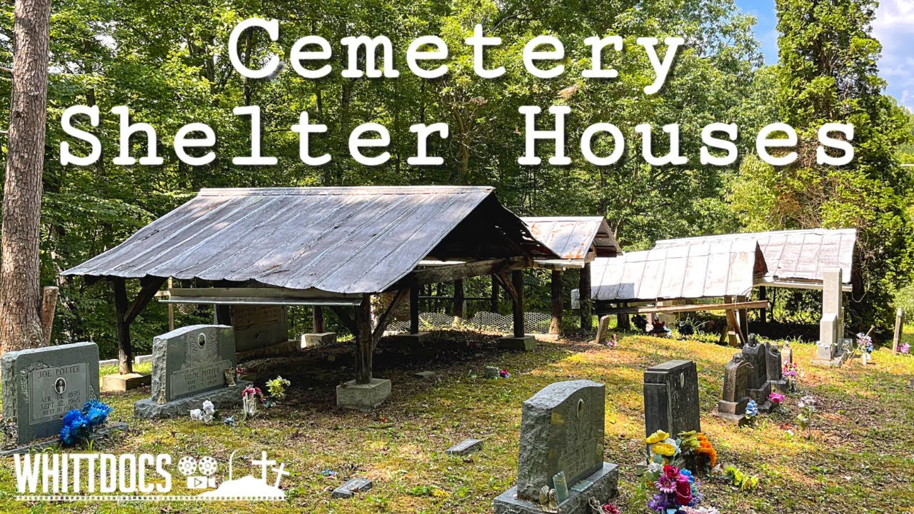 I Found Cemetery Shelter Houses In The Woods