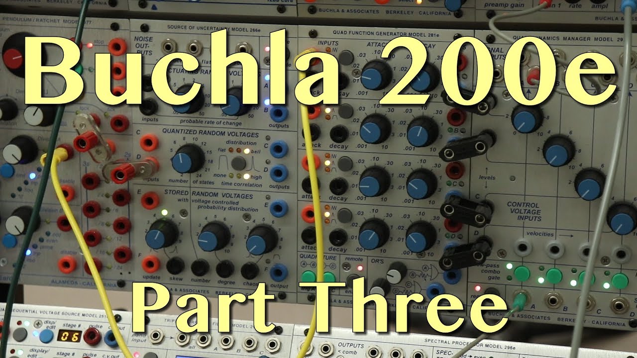 Модульный синтезатор Mighty Buchla 200e, часть 3 | Учебное пособие