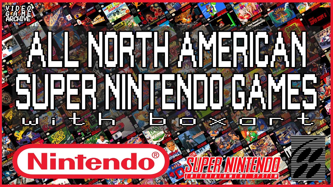 North American Super Nintendo Game Collection Complete | V G A - Video Game Archive
