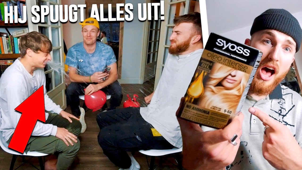 HELIUM CHALLENGE & VERLIEZER MOET ZIJN HAAR BLONDEREN!