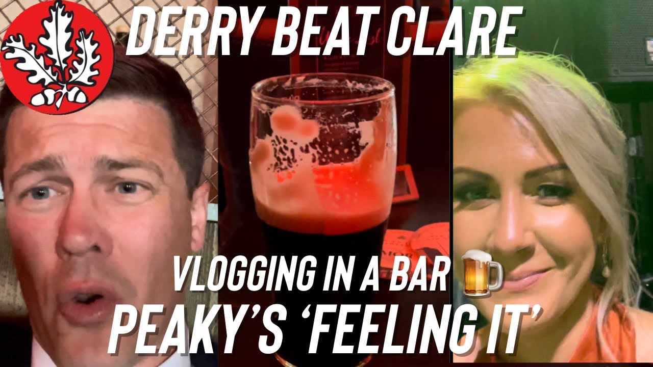 PEAKY VLOGGING IN A BAR 🍺| DERRY ALL IRELAND SEMI FINALISTS | PORTGLENONE