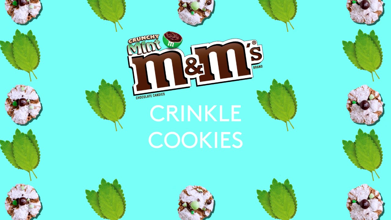 M&M'S Crunchy Mint Crinkle Cookies | Flavor Vote 2018