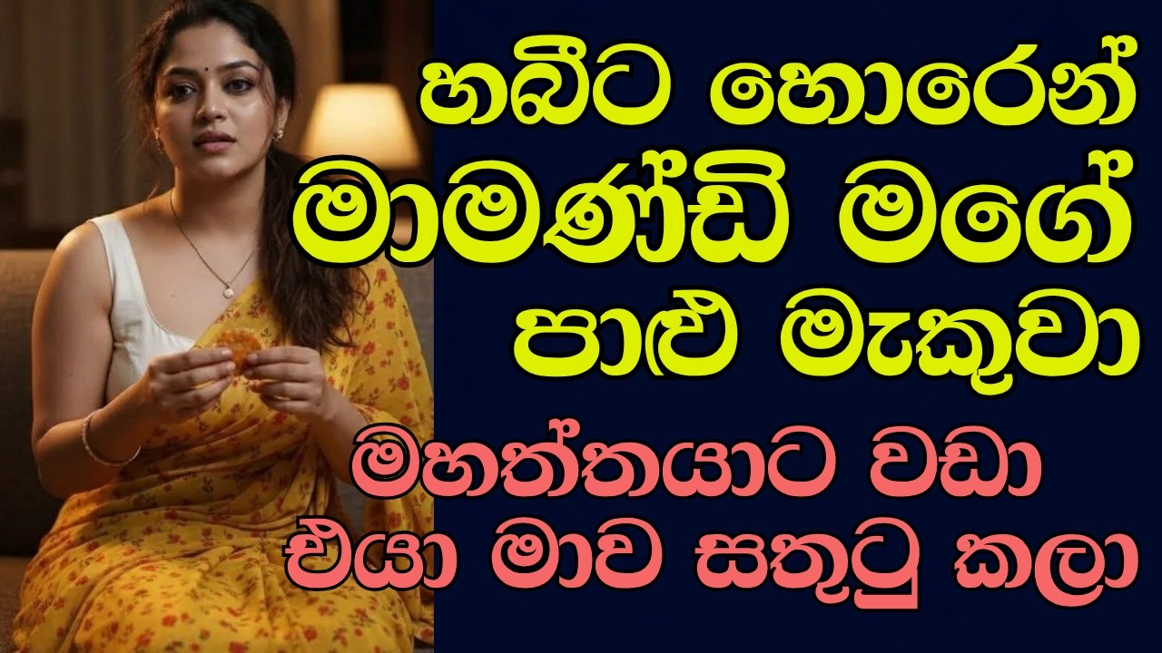 මාමණ්ඩිගේ පාළු මකන ලේලි | #ketikatha #newkatha #sinhalaketikatha #sinhalastory #sinhalakatha